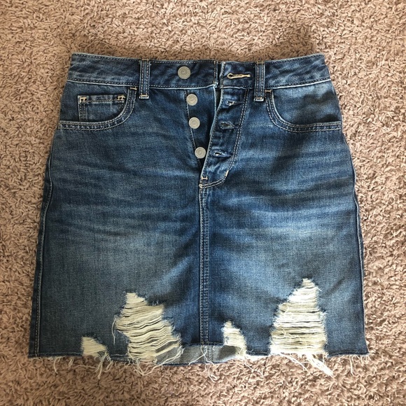 denim skirt size 00